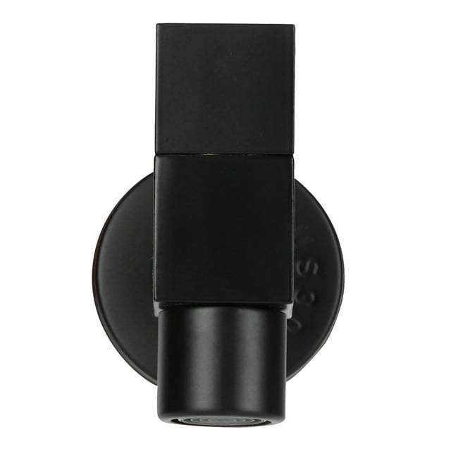 Grifo De Balcón, Grifo De Agua Del Fregadero, Grifo De Exterior Negro Para El Hogar Del Baño ZAQW Single Cold Faucet
