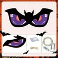 thumbnail image 4 of Halloween Luminous Eye Lights Hanging Wooden Decor 21x8.1 Inch, LED Spooky Party Decoration for Wall Window, Festive Mood Halloween Prop(A), 4 of 8