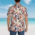 thumbnail image 6 of Daiia Starfish Shell Hawaiian Shirt for Men Gentle Cotton Regular Short Sleeve Casual-3X-Large, 6 of 9