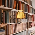 thumbnail image 5 of Kiven Cordless Bookshelf Lamp, Set of 2 Rechargeable Bookcase Lighting with White Fabric Lampshade, Farmhouse Decorative Bookend, Cordless Table Lamp for Bedside Bookshelf Home Decor DZ00329-804, 5 of 8