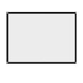 thumbnail image 1 of Pantalla de Cortina de Proyector Blanca Plegable Portátil que no se SE Arruga 4: 3, Pantalla de Proyección 4: 3 Hecha de Tela de Poliéster Sintético, Pantalla de Proyector, 1 of 7