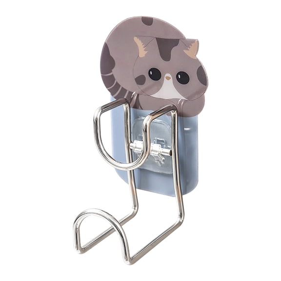 Wovilon Invincible Hook-Free Towel Rack Traceless Hook Free Punch Kitchen Bathroom Door