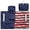 American Flag Butterfly, variant on Xoenoiee Boho Mandala Dragonfly Print Golf Cart Seat Covers, Comfort Golf Cart Seat Towel Blanket with 4 Front Pockets, Golf Cart Seat Protector Fits EZGO, Yamaha, Club Car and More 2-Seat Carts