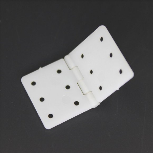16x28 mm 0.63"" x1.1'' Pinned Nylon Hinges RC Airplane Plane Parts Replacement (Pack of 20)