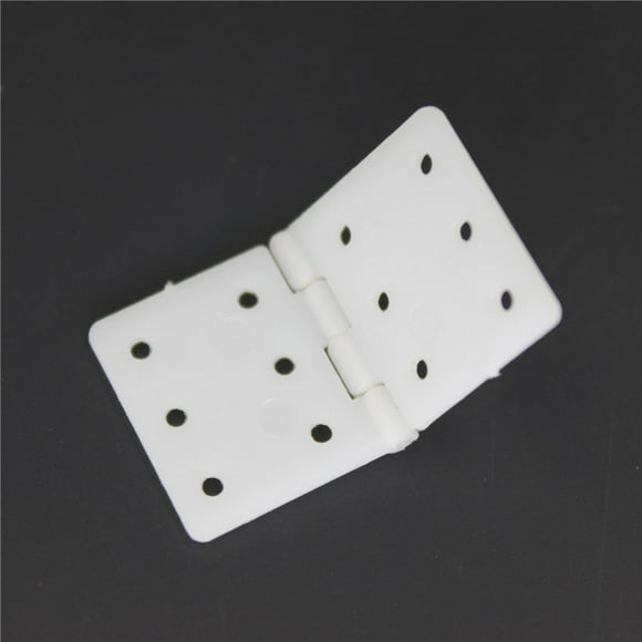 16x28 mm 0.63"" x1.1'' Pinned Nylon Hinges RC Airplane Plane Parts Replacement (Pack of 20)