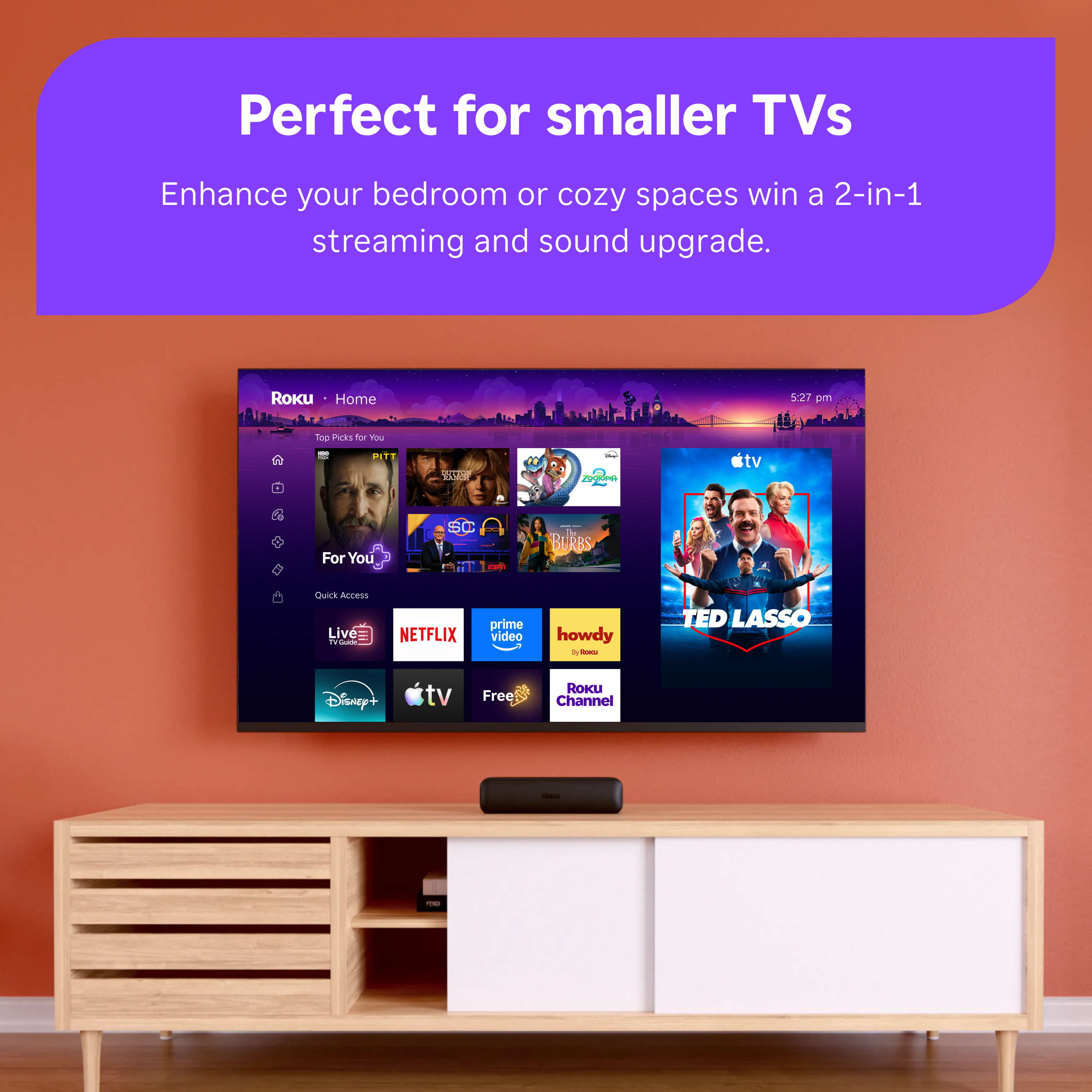 Roku Streambar SE - 4K Streaming Soundbar with Built-In Apps photo 5