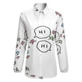 thumbnail image 4 of Heartstopper Greeting Long Sleeve Blouse Woman Streetwear Casual Shirts Summer Oversize Woman Streetwear Clothing Birthday Present, 4 of 7