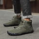 thumbnail image 4 of Zapatos Hombre Senderismo Botas de Nieve Antideslizantes Más Forro para Clima Frío( 46) Verde Ejército Verde Likrtyny Tenis De Mujer Tenis De Hombre, 4 of 8