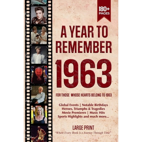 A Year To Remember 1963 History Book: A Nostalgic Tribute for the Radio Babies with Heartfelt Memories of 1963 - An Idea, (Paperback)
