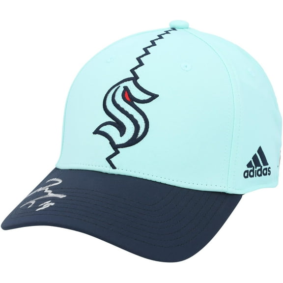 Jared McCann Seattle Kraken Autographed 2022-23 Reverse Retro Cap - Fanatics Authentic Certified
