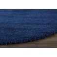 thumbnail image 4 of Nourison Malibu Shag MSG01 Navy Indoor Area Rug - 7'10" x ROUND, 4 of 8