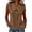 Brown, variant on Women's Cardigan Tops Sleeveless Peter Pan Collar Button Front Slub Linen Summer Jackets Solid Color Casual Lightweight Breathable Layering Blouses