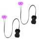 thumbnail image 2 of Ojos LED Brillantes de Halloween con Temporizador, 4 Piezas de Ojos de Esqueleto Iluminados, Ojos de Terror DIY para Máscaras, Calabazas, Lápidas y Accesorios C, 2 of 5
