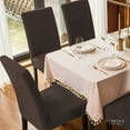 thumbnail image 2 of Subrtex Stretch Textured Plaid Dining Chair Slipcover, 2 of 6