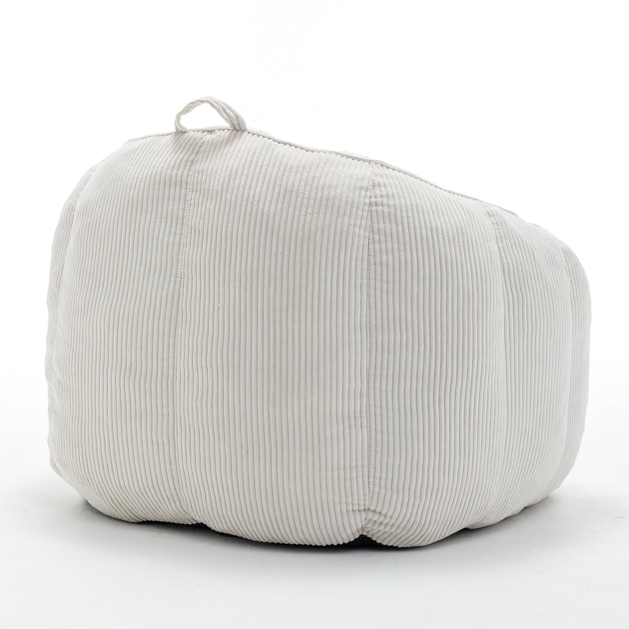 Corduroy Giant Bean Bag Chair for Adults Teens with Armrests