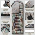 thumbnail image 6 of 0 Degree Winter Sleeping Bags for Camping - Adults Youth - Cold Weather Backpacking Hiking - VINTAGE CAMO, 6 of 6