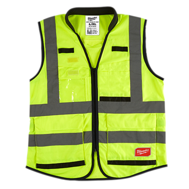 Milwaukee 48-73-5042 Yellow Performance Safety Vest - L/XL