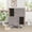 Basic Gray, variant on Cat Litter Box Enclosure for 2 Cats, Hidden Enclosed Cat Litter Box Furniture with Scratch Posts, Double-Layer Litter Mats, Multi-Purpose Pet Washroom Cabinet for Indoor Use
