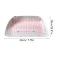 thumbnail image 3 of LiUMX Rectangular Silicone Pet Feeding Mat for Cats and Dogs, Non-Slip Waterproof Placemat with Spill-Proof Raised Edges, Easy-Clean Dishwashable Pet Bowl Tray, 3 of 6