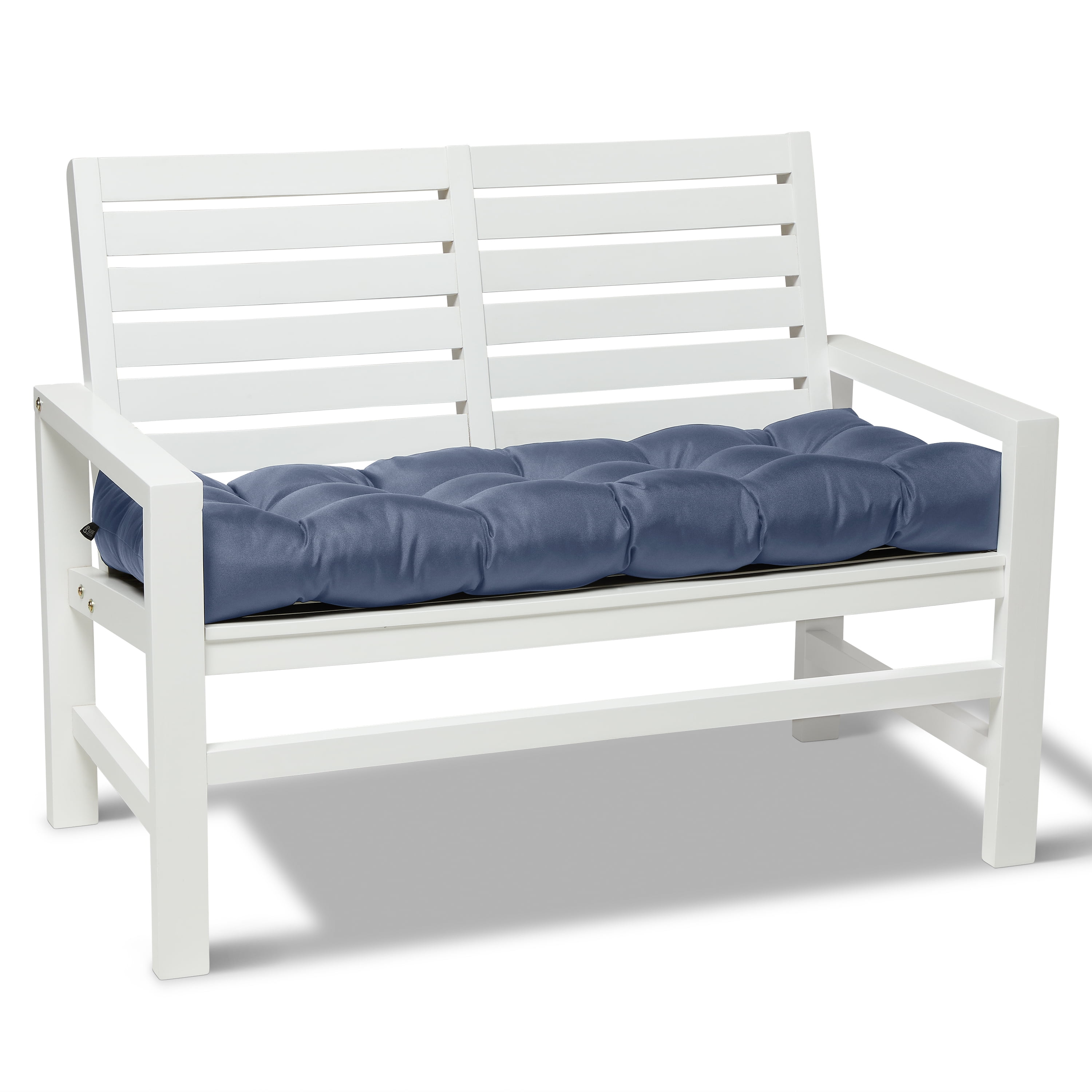 Classic Accessories 42 x 18 x 5 in. Thick Rectangular Indoor & Outdoor Bench Cushion, Navy