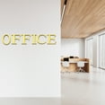 thumbnail image 7 of Uxcell 7.87 Inch 3D Acrylic Alphabet Mirror Wall Stickers Letter Z Self Adhesive Letter Sign for Home Decoration Light Gold, 7 of 7