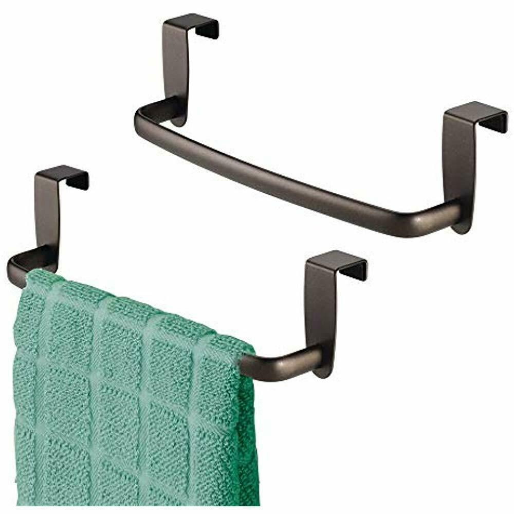 MDesign Modern Kitchen Over Strong Steel Towel Bar Rack Hang
