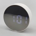 thumbnail image 1 of Réveil de Chevet à Grand Écran LED Horloge Numérique LED Horloge Numérique Cadre Blanc Lumière Blanche, 1 of 9