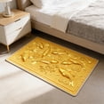thumbnail image 5 of Heart Shaped Door Mat, Goldfish Pattern Non-Slip Welcome Mat, Gold Velvet Easy Clean Indoor Outdoor Entrance Rug for Holiday Home Decor, 5 of 5
