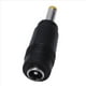 thumbnail image 4 of 8X Punta Amarilla 4.0x1.7 mm Macho Clavija A 5.5mmx2.1mm Hembra Jack Conector de Potencia de CC Negro, 4 of 5