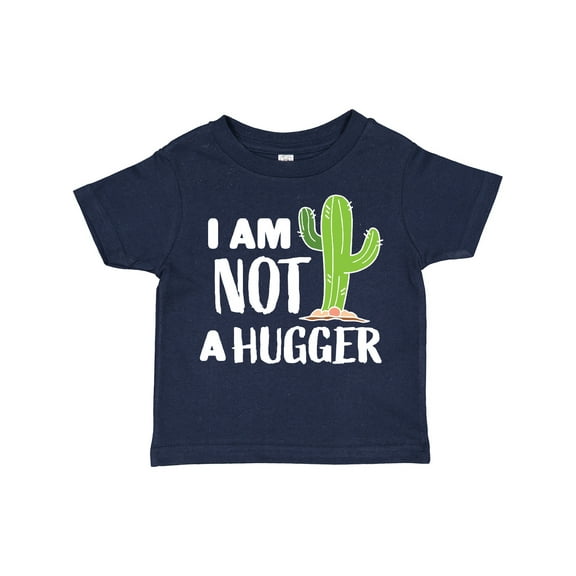 Inktastic I am Not a Hugger with Cactus Boys or Girls Toddler T-Shirt