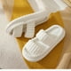 thumbnail image 5 of Guardurnaity Pantuflas de pana con memoria, de algodón, con suela gruesa, para interiores, cálidas, a la moda, de EVA, para fascitis plantar, Calzado 36-37 (en realidad 35-36), 5 of 6