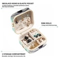 thumbnail image 2 of Koala Travel Portable Square Jewelry Organizer with Ring, Earring, Necklace, and Bracelet Storage - Suitable for Girls and Women, 2 of 6