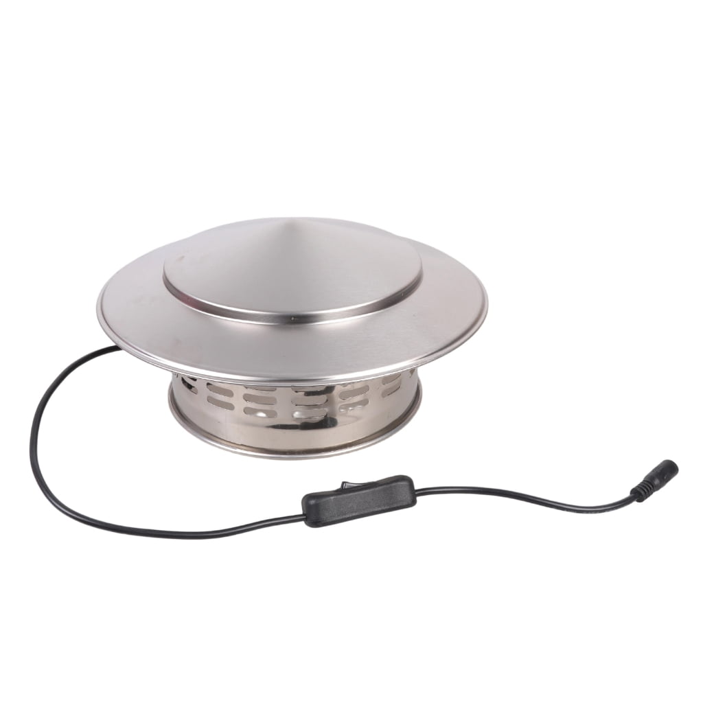 CEORPER 160mm 12V Stainless Steel Ventilation Fan for Damp Areas Includes Switches Bathroom Kitchen Basement Efficient Odor Control