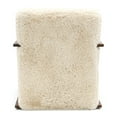 thumbnail image 6 of Furniture of America Birma Modern Faux Fur Ultra Soft Short Haired Accent Chair, Beige Sand, 6 of 12