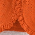 thumbnail image 6 of Glisme 2 Pcs Girls Outfit Summer Jacquard Short Jacket + Rose Print Strapless Dress Set Cute Toddler Two Piece Outfit Basic Classic Clothing Set For Girl Size 2-3 Years, Orange, 6 of 8