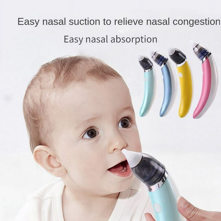 Amraz Silicone Baby Nose Cleaner with Easy Grip Nasal Aspirator, Vacuum  Sucker (Blue)