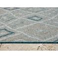 thumbnail image 4 of Allstar Rugs  Abstract Themed Polypropylene Outdoor Rug 7' 7" x 10' 0" - Ocean Blue, 4 of 5