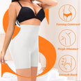 thumbnail image 6 of Tummy Control Shapewear Shorts for Women High Waisted Body Shaper Thigh Slimmer Lace Slip Shorts Under Dresses, 6 of 7
