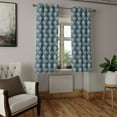 thumbnail image 2 of Ambesonne Damask Grommet Curtain, Floral Victorian, 50" x 54", Grey White, 2 of 6