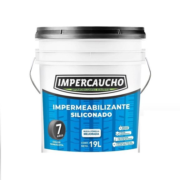 Impermeabilizante Impercaucho Terracota 19 L