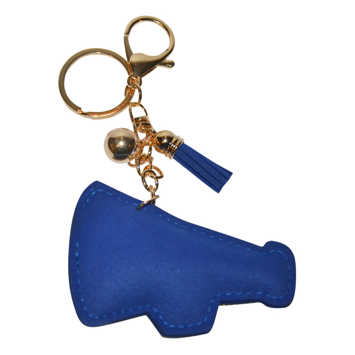 Popfizzy Megaphone Bling Keychain For Women Backpack Charm Or Purse Accessory Key Ring Cool Key Chain Keyfob Keyholder Cheerleader Megaphone Blue Walmart Com Walmart Com