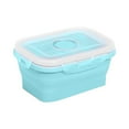 thumbnail image 1 of Folding Lunch Box Portable Lunch Box Compact Versatile 350ml/800ml Silicone Lunch Box Ideal for Office School Home, 1 of 5
