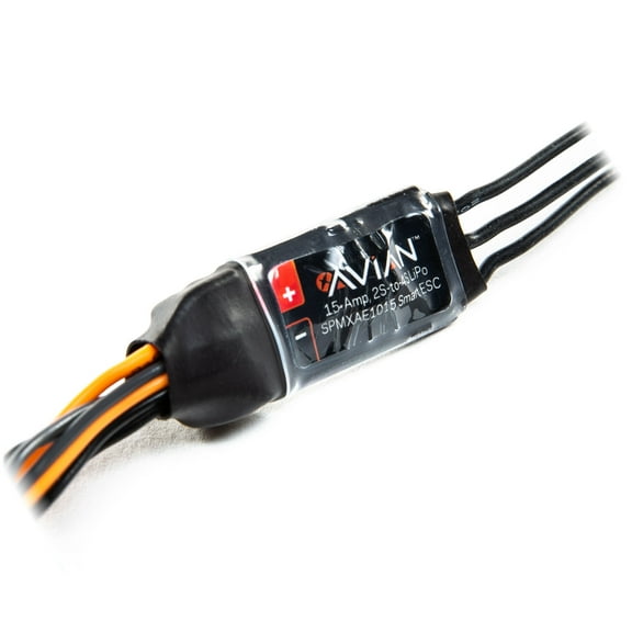 Spektrum Accessories Avian 15-Amp Smart Lite Brushless ESC 2S-4S IC2 SPMXAE1015C Speed Controls Aircraft
