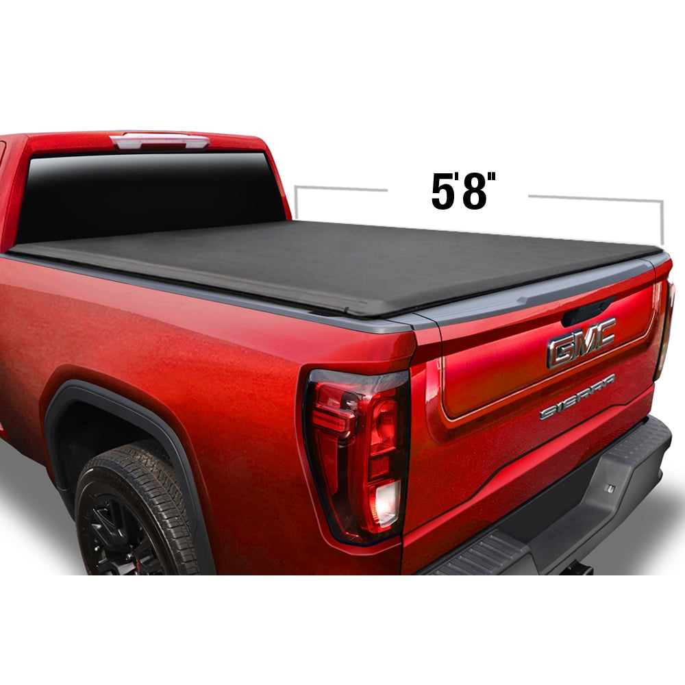 Soft Roll Up Truck Bed Tonneau Cover for 20142019 Chevy Silverado / GMC Sierra 1500 (2019