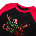 thumbnail image 6 of Odeerbi Christmas Pajamas for Family Holiday Plaid Long Sleeve Family Christmas Pajamas Matching Sets Mom Plaid Printed Loungewear Top Pants Set Two-Piece Sleepwear Xmas PJs Set Red, 6 of 6