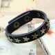 thumbnail image 2 of Brazalete de Cuero PU Hugo Negro 15mm Ancho para Mujeres y Hombres, 2 of 10
