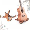 thumbnail image 5 of Premium Wooden Guitar Stand for Acoustic, Classical & Electric Guitars - Secure, Portable Instrument Holder with Stable Design for Musicians, Elegant Display Rack for Home & Stage Use (Model C), 5 of 5