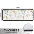 thumbnail image 5 of Kitchen Rugs Sets Of 2,Pioneer Flower Floral Print Pattern Anti Fatigue Kitchen Mat Rugs Non Slip Washable,Decorative Kitchen Floor Mats for Kitchen,Sink,Laundry,17"x47"+17"x47", 5 of 5