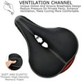 thumbnail image 4 of Saddle with Tail Light, Ergonomic Comfortable  Seat Cushion,  Seat for Men Women with Shock Absorption, Waterproof  Saddle for Stationary/Exercise/Indoor/Mountain/Road Bikes, 4 of 7