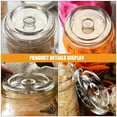 thumbnail image 2 of CUITING 4 Pcs Poids de Fermentation Pots Mason en Verre Petit Poids de Fermentation Pots Mason Poids, 2 of 6